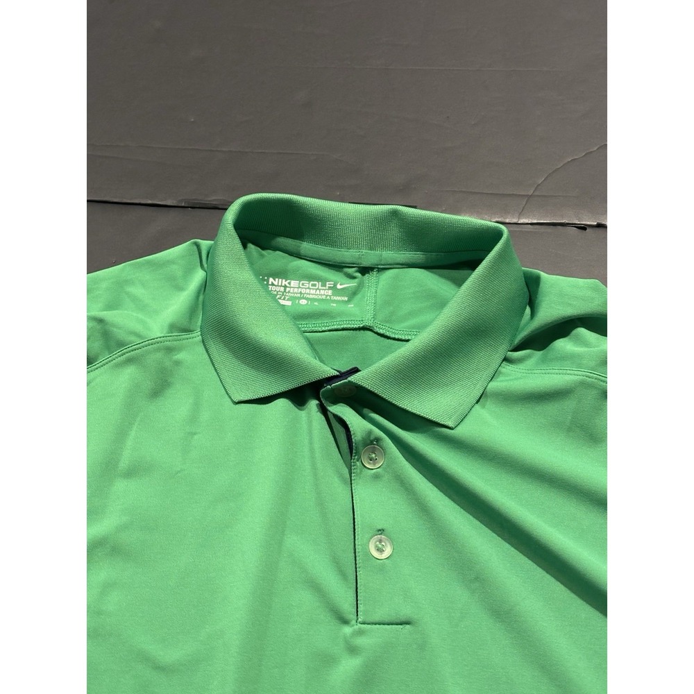 Nike Golf Tour Performance Dri-Fit Polo Shirt XL Green - Picture 5 of 11